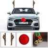 Car Christmas Decoration, Car Reindeer Antlers And Nose Set, Brown Christmas Reindeer Car Costume Christmas Antlers For Truck SUV Car Decor,Xmas Gift