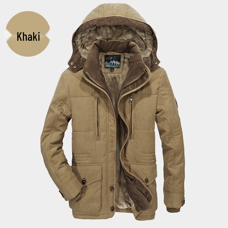 Blaue 3D-Aufsatztasche Plüsch Reißverschluss Baumwolle Locker geschnitten Jugend Daunenjacke