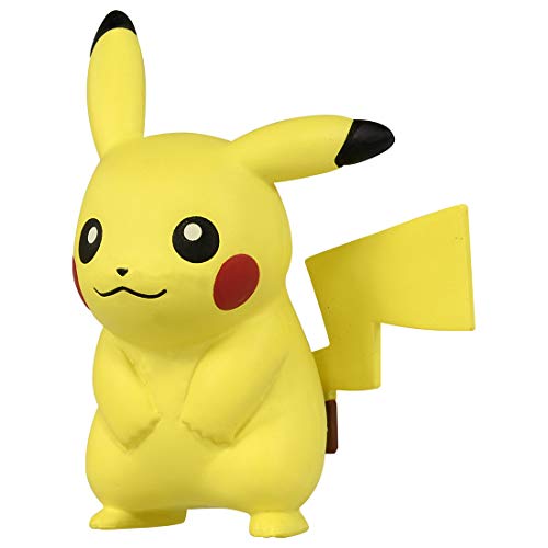 TAKARA TOMY "Pocket Monster Monster Collection MS-01 Pikachu" Pokemon Figure Toy Ages 4 and up Passes Toy Safety Standards ST Mark Certification
