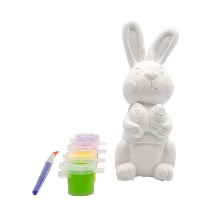 Kit lapin 3D en plâtre 4,2 x 10,5 x 4,7 cm