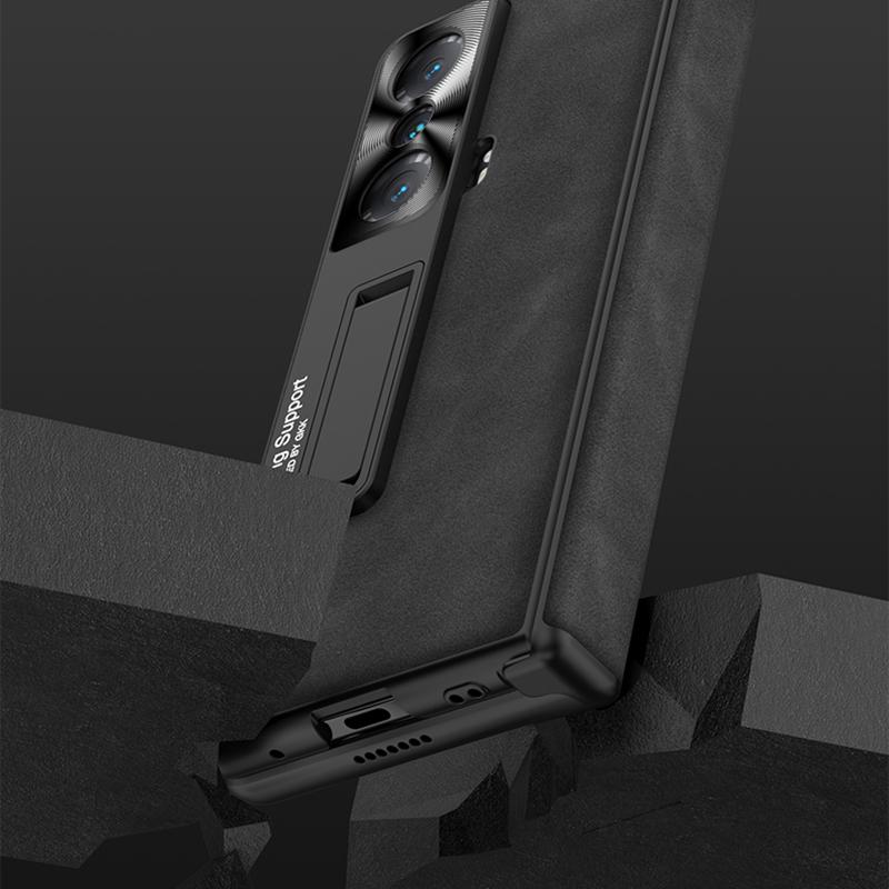 GKK For Honor Magic Vs 5G Case Magnetic Hinge Matte Phone Cover with Tempered Glass Film