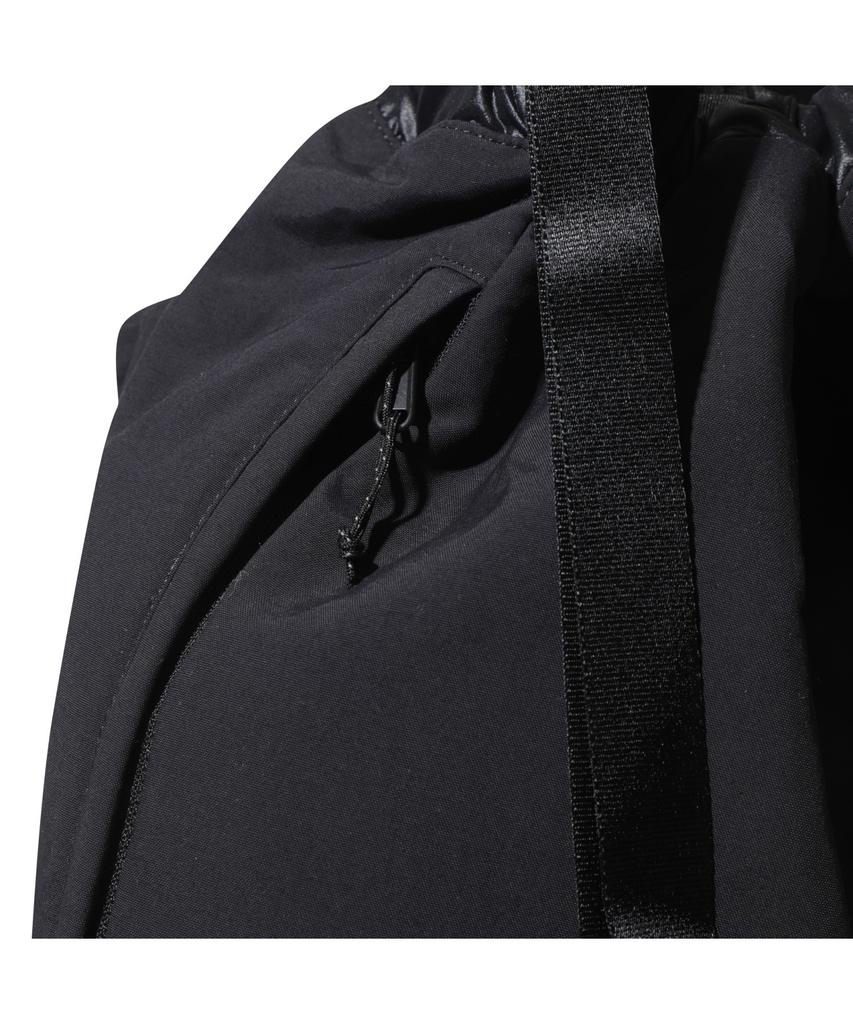 Customellow Black Nylon Two-Way Backpack_Cabax25101Bkx