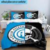 Atletico Belgrano Crest 3PCS Bedding Set 2D Printing (Includes 1 Duvet Cover + 2 Pillowcases Coreless), Bedroom decor,Fan gift