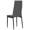 Dining Chairs 6 Pcs Light Grey Fabric