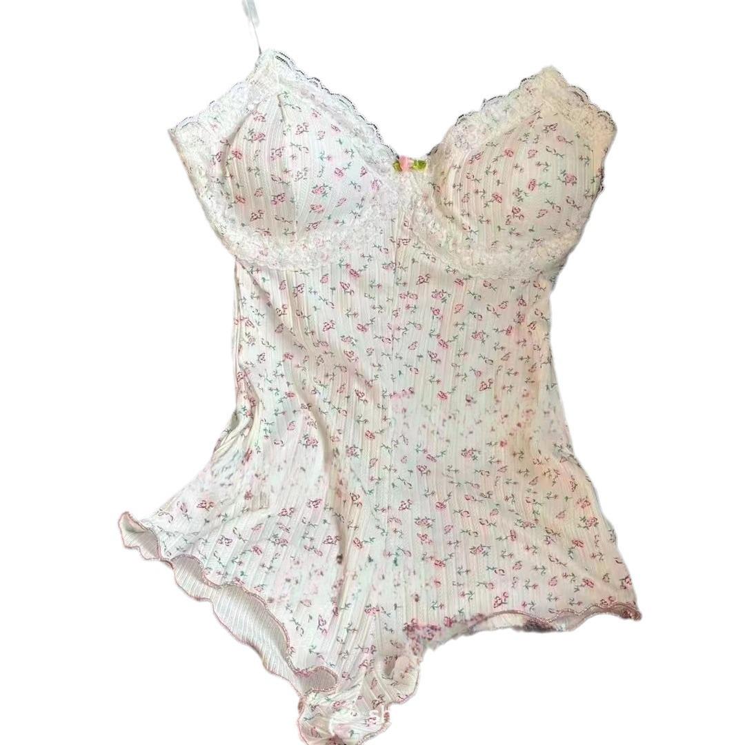 

Know Beauty Цветочный ромпер-бодикон с V-образным вырезом без рукавов One Size