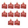 Holiday Gift Exchange Supplies 10 Pcs 3D Christmas Tree Greeting Cards, Postcards Festive Cards for Relatives Friends Bulk New Year, Winter Xmas Party