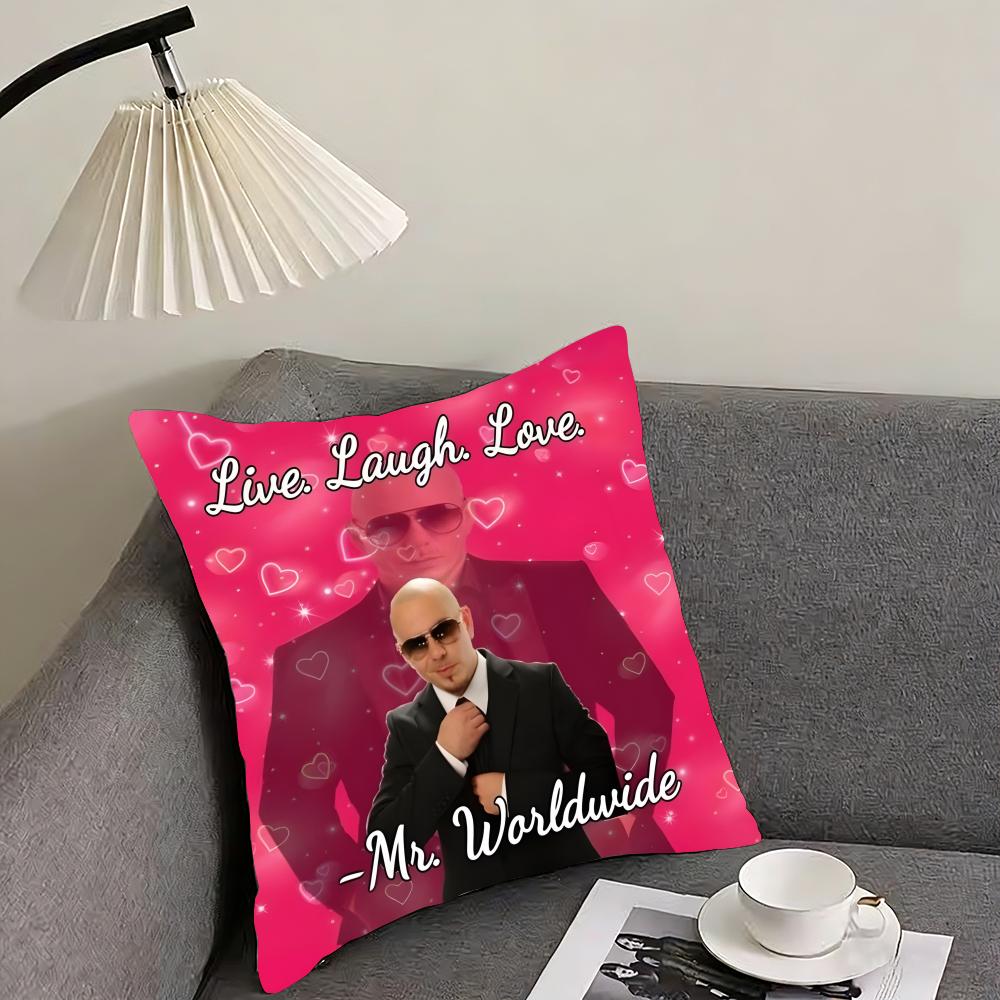 MMr WorldwideS Pitbull Cushion Cover Pillowcase Ultra Soft Skin Friendly Fabric Cloud Like Comfort Concealed Zipper