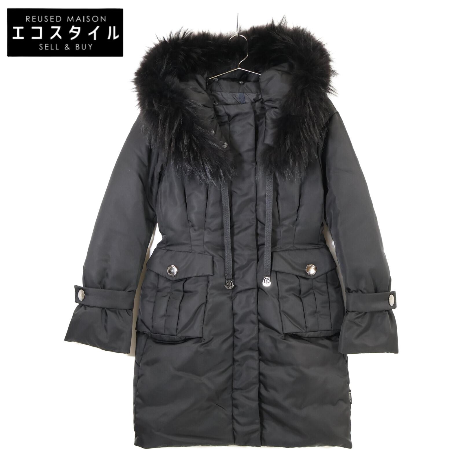 

MONCLER [Domestic regular] NIGER hooded down jacket coat O blackUsed