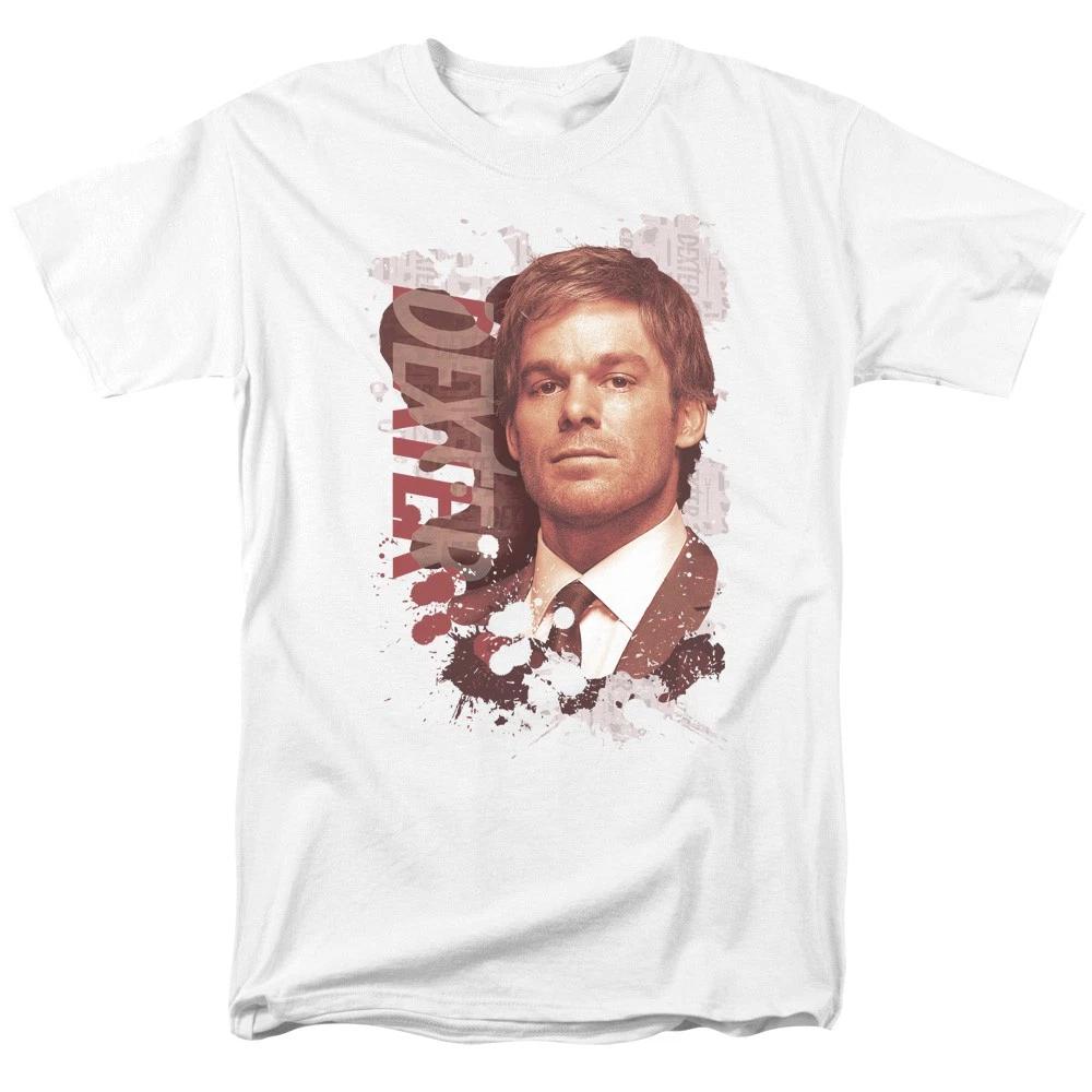 Dexter - Splatter - Unisex Short Sleeve Children s T-shirt - White 120