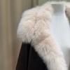 A New Haining Fur Medium and Long Fox Fur Coat Can Be Removed and Thickened Goose Down Jacket
