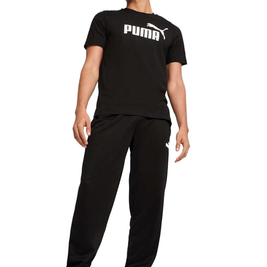 Puma Traspirante Confortevole Durevole Semplice T-Shirt a Maniche Corte Uomo Top Nero 688958-01