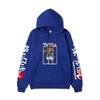 Record of Ragnarok Lu Bu Vollfarbiger Anime Hoodie Japanischer Drachen-Ärmeldruck Lässiger Pullover mit langen Ärmeln Sweatshirt
