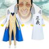 Costume Cosplay Generale Scimmia Gialla One Piece Outfit Cosplay Generale della Marina
