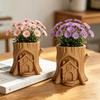 Flexible Tree Stump Cottage Mould For Concrete Planters And Decorative Box