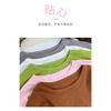Kids 100 Cotton Long Sleeve T Shirt Boys Girls Children Casual Undershirt Top Clothing