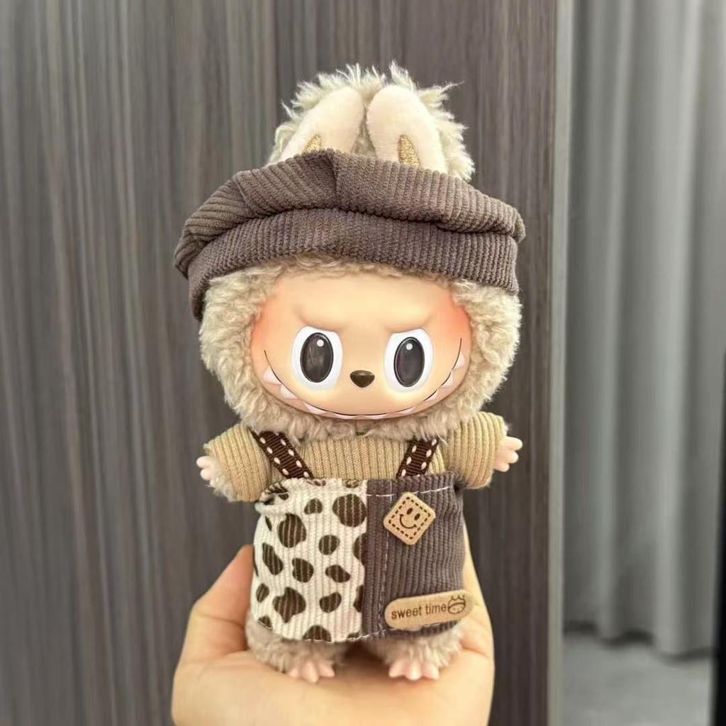 Baby Clothes 17cm Pendant First and Second Generation Vinyl Plush Doll Replacement Clothes Set