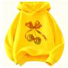 2026 Pink Bow Design Funny 90s Kids Hoodie Children's Sweatshirt Hoody Girls Autumn Winter Casual Hoodies