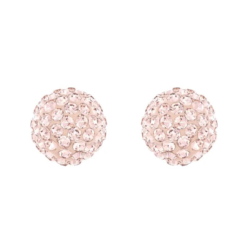 Swarovski Blow simple gold plated earrings for women 5528456 золотой