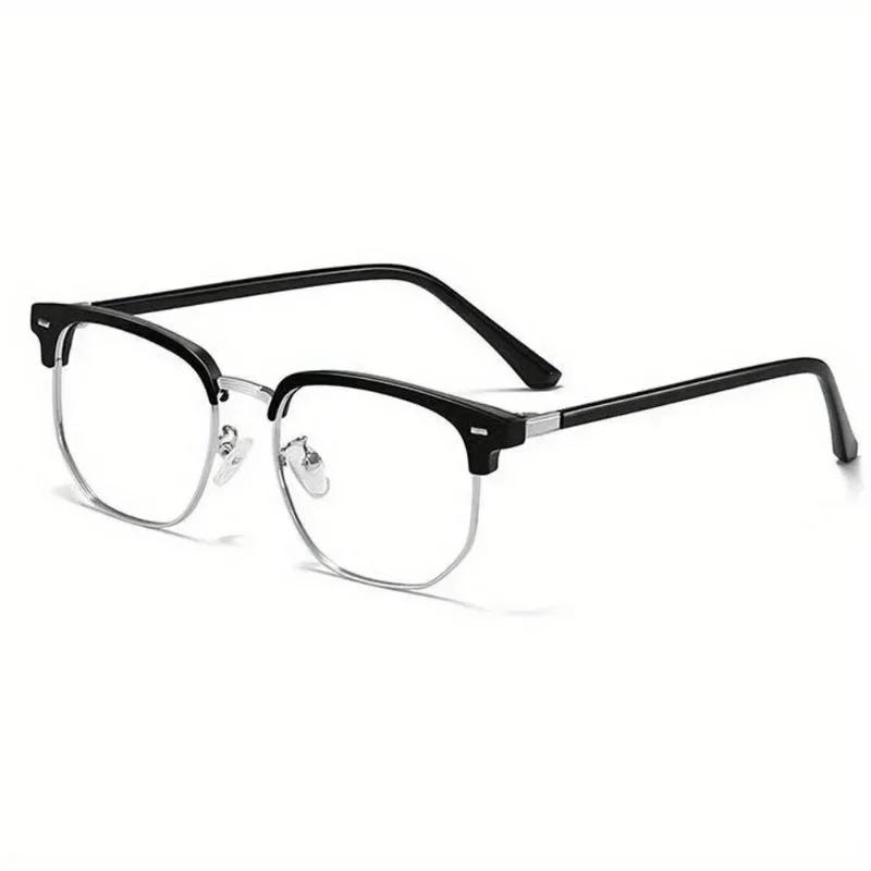 Fashionable Pochromic Glasses Retro Square frame for Men and Women Anti-blue Light