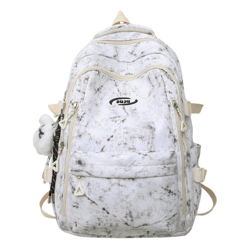 School bag 25 summer new simple large capacity junior high school students backpack travel computer bag female