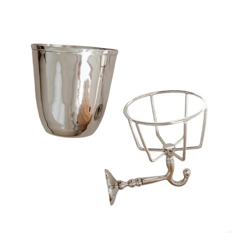 62KD Decorative Wall Mounted Metal Vessel Flower Vase for Stylish Interior Styling