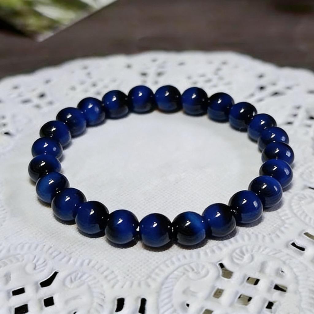 Bead Stone Bracelet, Vintage Multicolor Cardboard Lobster Clasp Bracelet Jewelry