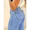Jeans a Gamba Larga Taglie Forti di Alta Qualità - Moda Trendy Europea & Americana da Donna