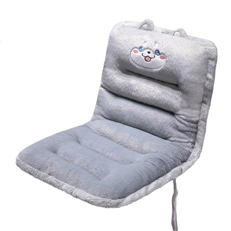 Rabbit Fur Cartoon Animal Cushion - One-Piece Seat, Back, Office Chair, Sofa, Student Chair, Long-Sitting, Butt Comfort Doll