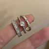 Xiaohongshu authentic versatile simple niche design high sense index finger ring simple cold wind ring