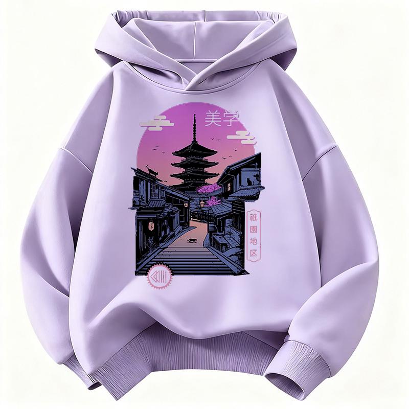 Y2K Japanes Style Sweatshirt Gothic Manga Kids Cat Children's Sweatshirt Cute Hoody for Boys Girls Autumn Winter Casual Hoodies
