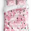 Conjunto de Cama 3 peças Flamingo Rosa Têxtil para Casa Capa de Edredom Fronha Menino Criança Adolescente Menina Conjunto de Capas de Cama