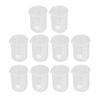 10Pcs Scientific Beaker Glass 250ml Large Capacity Clear Scale Tool Set Kit for Experiment