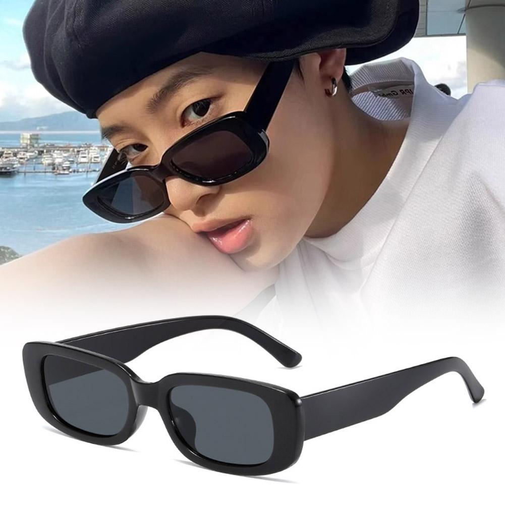 Vintage Schwarz Quadrat Sonnenbrille Frau Luxus Marke Kleine Rechteck Sonnenbrille Weibliche Gradienten Klar Spiegel Oculos De Sol