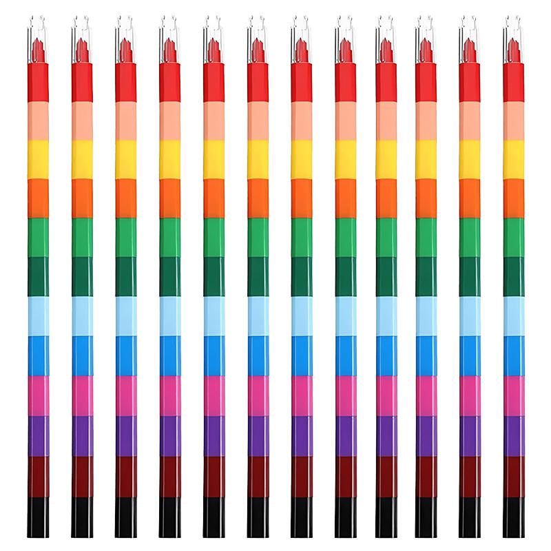 Graffiti Stationery Colorful Ballpoint Pen Painting Crayons Stackable Crayons School Artclass Accessories Party Game Rewards ZYF