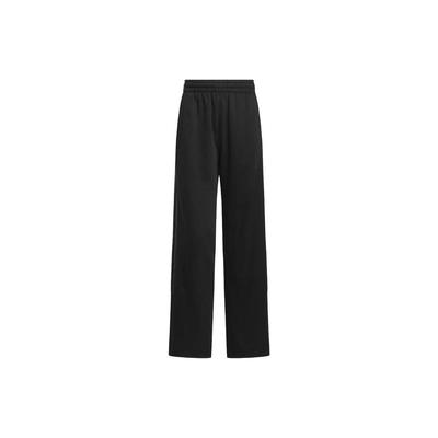 adidas Originály X Ivy Park Spolupráca FW23 Jednofarebné Tri pruhy Bočné zapínanie Pletené Športové nohavice Unisex Nohavice Čierna IK9633