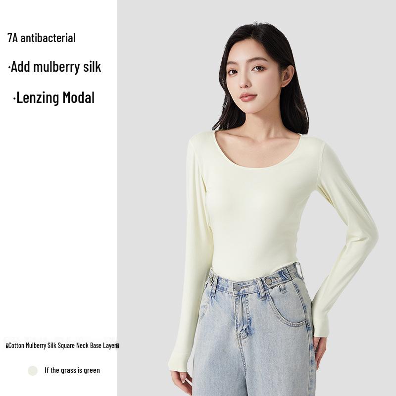 Women's Light Thermal Underwear Set - 80% Cotton, Modal, Spring/Autumn