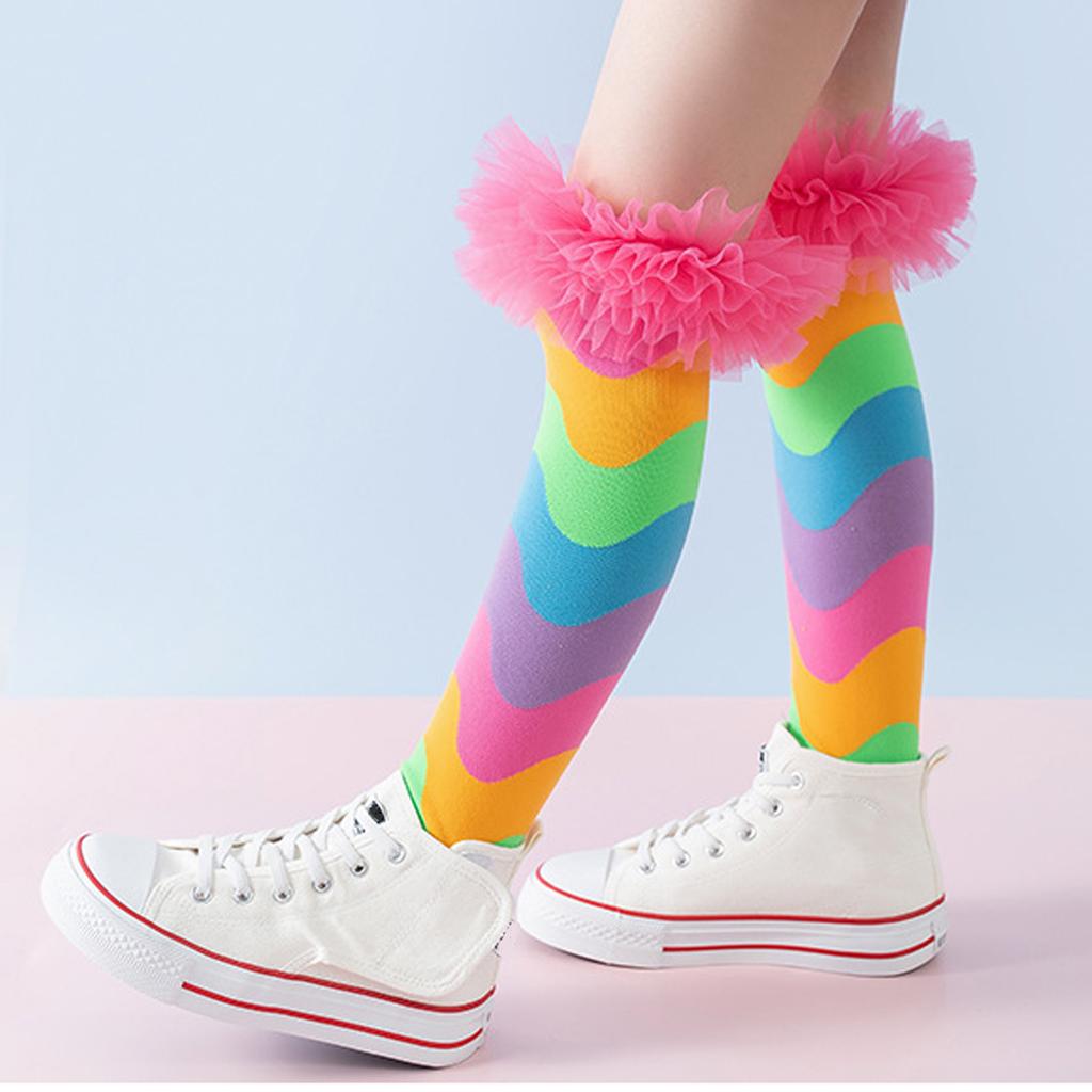 Children's Striped Mid-calf Socks