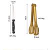 Outdoor Stainless Steel Tableware Set Portable Travel Knife and Fork Camping High-end Barbecue Plate Food Clip Spoon Set