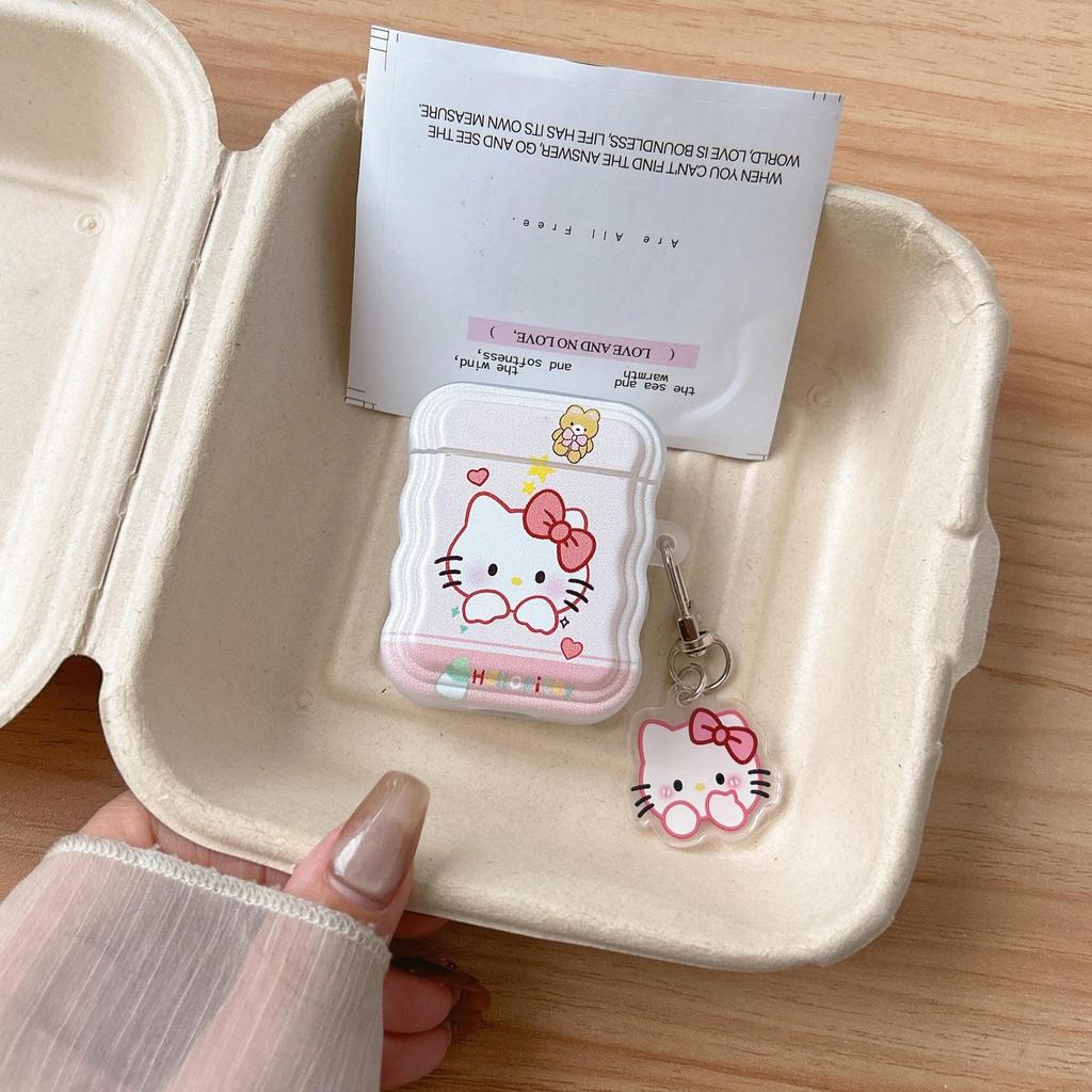 Cute Cartoon Cat AirPods Pro Case for Apple 2nd, 3rd, and 4th Gen Bluetooth Earphones