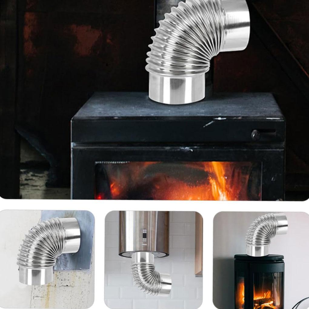 Air Flow Control And Leakproof Chimney Exhaust For Ventilation Flexible Exhaust Duct