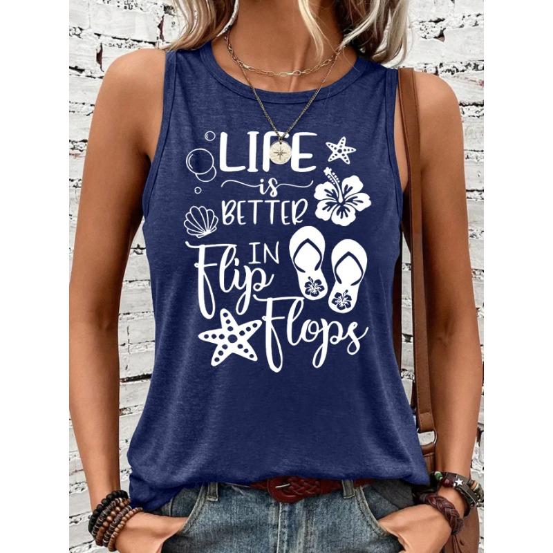 Top Vest, Sleeveless Halter Top Loose Base Vest