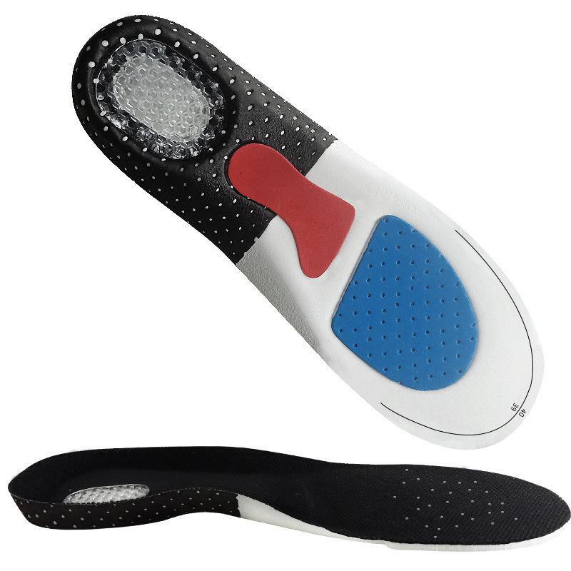 Cross-Border Arch Support Sports Insoles - Sweat-Absorbing, Latex Cushion, Shock-Absorbing Comfort for Basketball, Wide Fit, Trim To Size