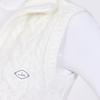 J.JANE Flower Midi Knit Zip-Up Vest (Ivory)
