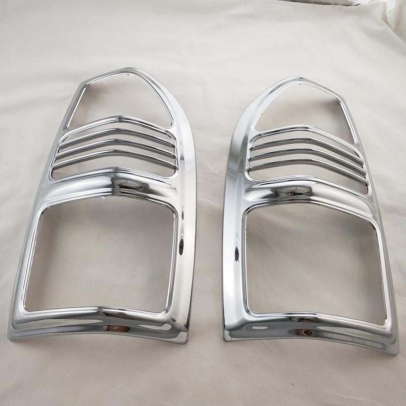 Chrome Car Accessories Tail Lamp Cover Trim Paste Style For Toyota Land Cruiser Prado FJ90 90 3400 1996 1997 1998 2000 2001 2002