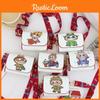 Crossbody Kids Shoulder Bag With Wide Shoulder Strap And Print Design