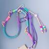 Handmade Paracord Woven Anti-lost Mobile Phone Small Bag Shoulder Strap Outdoor Multifunction Adjustable Bag Strap Lanyard