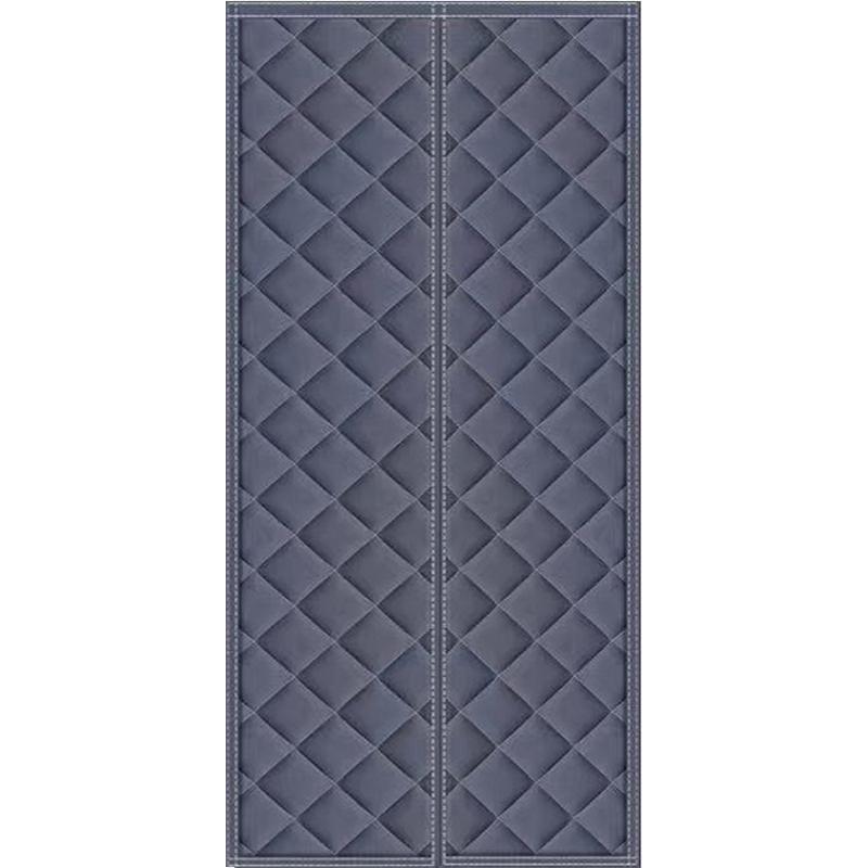 

Зимова вітрозахисна тепла бавовняна дверна штора Потовщена побутова система кондиціонування повітря Теплоізоляція Вітроблокуюча магнітна антихолодна перегородка 70*200cm сірий