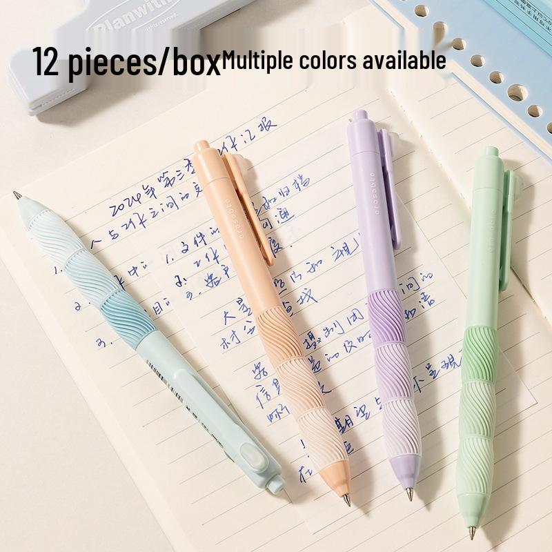 Deli 0.5mm Thermal Erasable Pen - Neutral, Stylish, Anti-Slip Grip for Students