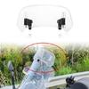 Faltbare Motorrad-Windschutzscheibe Barriere Robust für Effektiven Windschutz Biker Reisefreundlich Leicht zu Tragen Windschutzscheibe