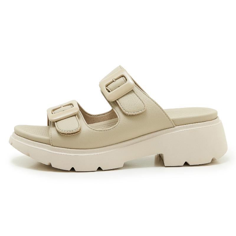 

The 2026 New Thick-Soled Summer Slippers Are Casual Comfortable And Lightweight They Can Be Worn Outside With Double Buckles 35